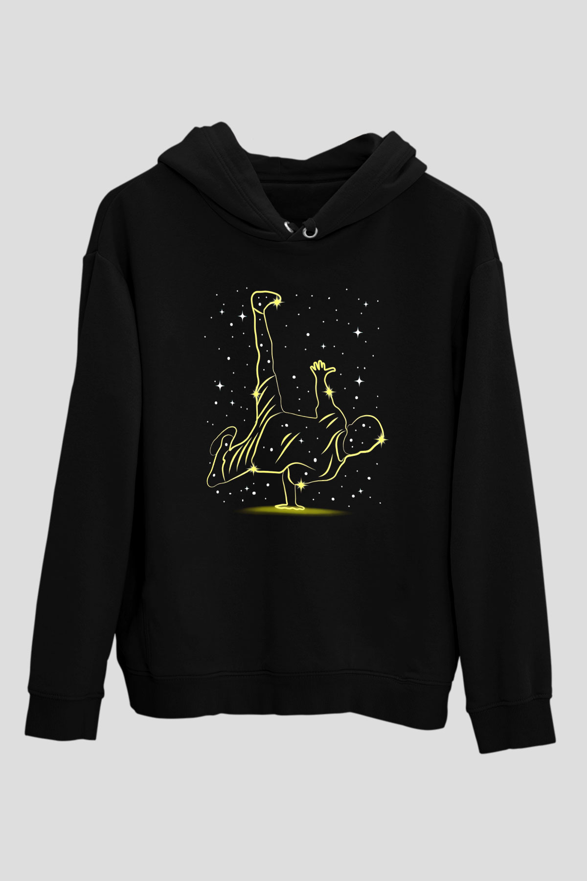 Breakdans Siyah Unisex Hoodie