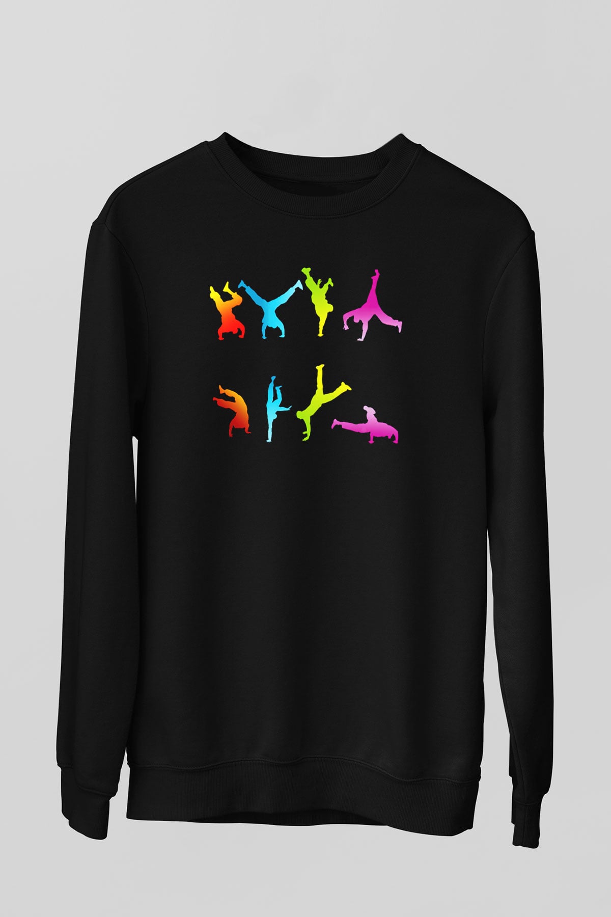 Breakdans Siyah Unisex Sweatshirt