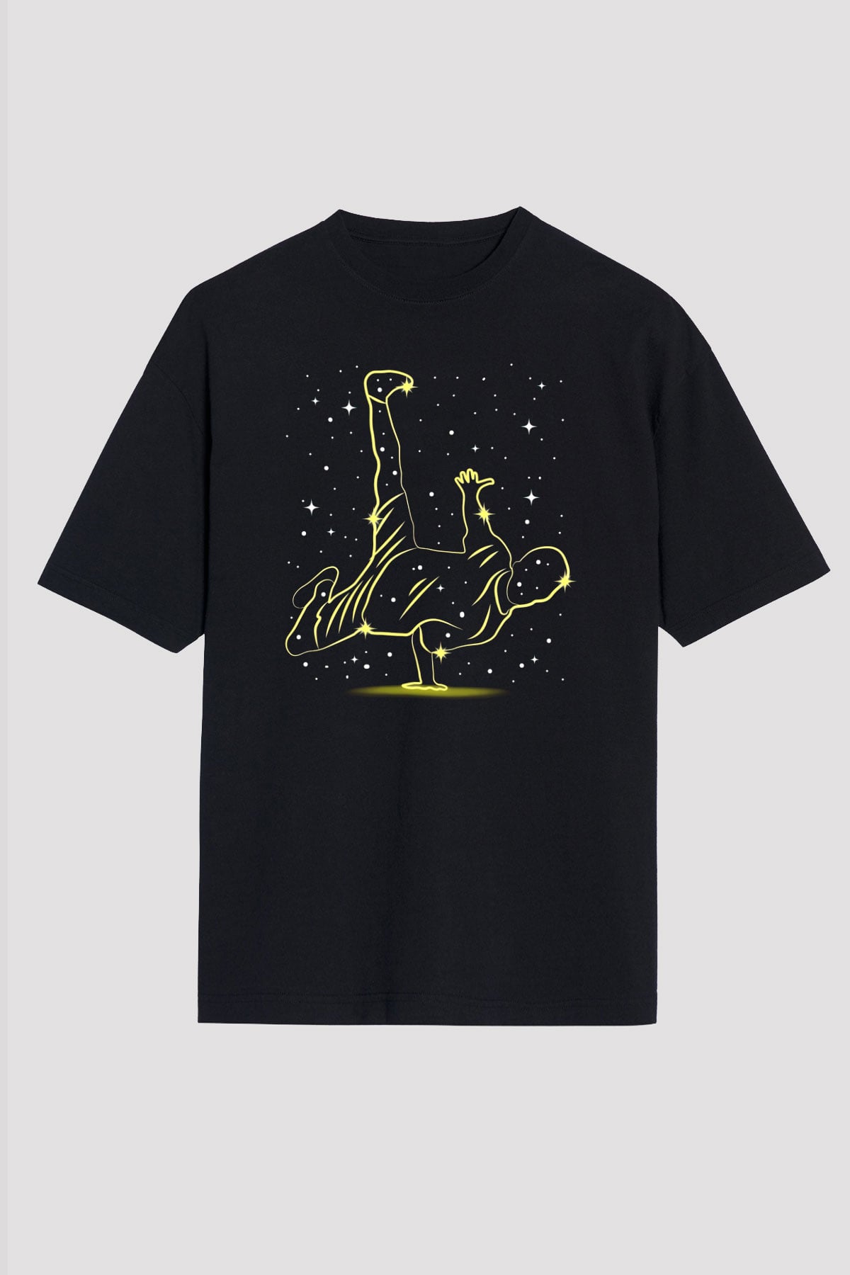 Breakdans Siyah Oversize Tişört Oversize T-shirt - TişörtFabrikası