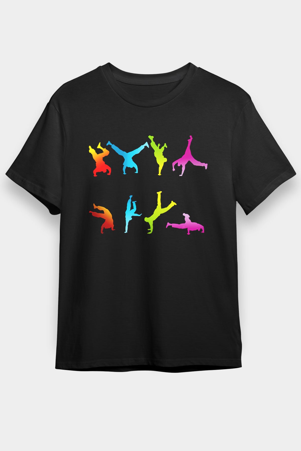 Breakdans Siyah Unisex Tişört T-Shirt - TişörtFabrikası
