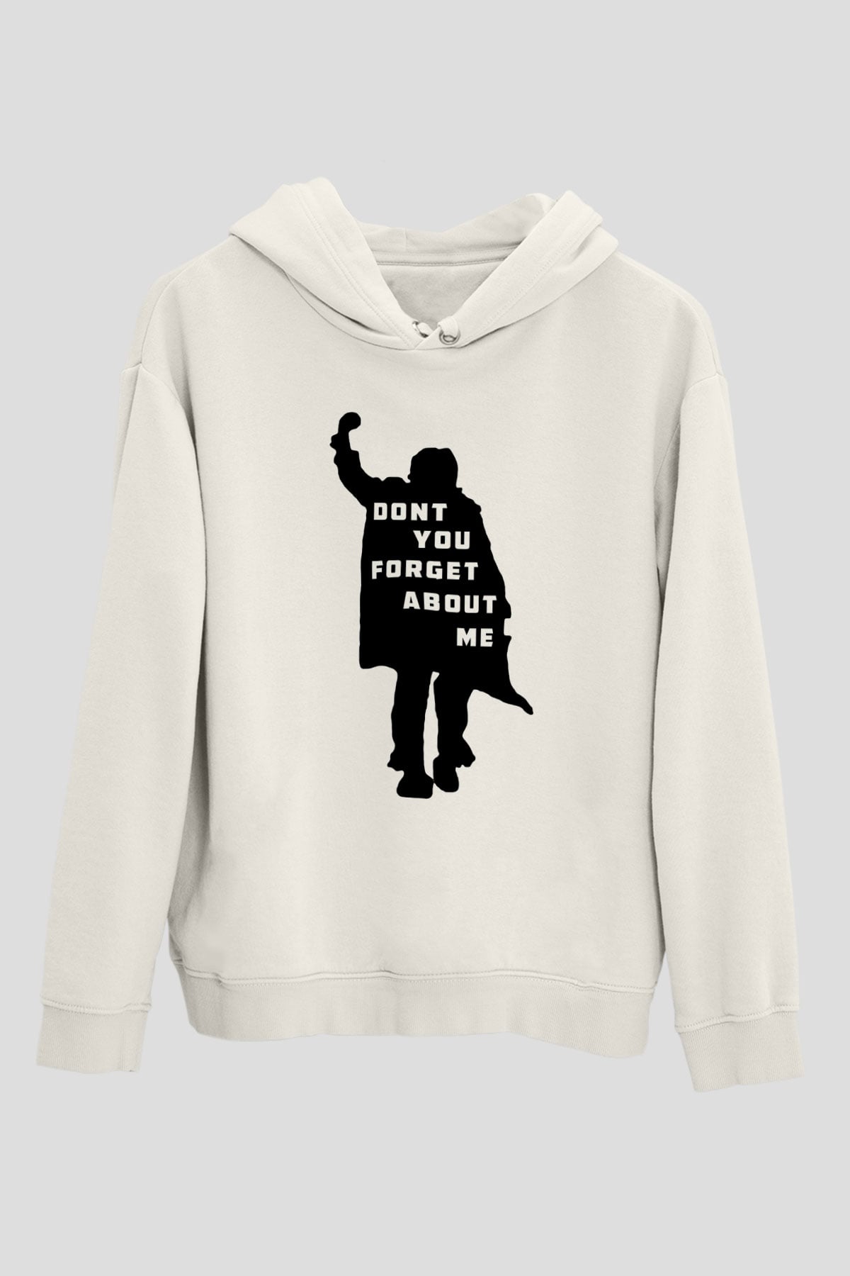 Breakfast Club Beyaz Unisex Kapşonlu Sweatshirt