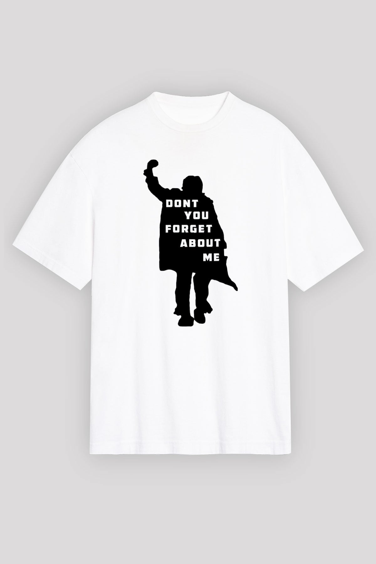 Breakfast Club Beyaz Unisex Oversize Tişört