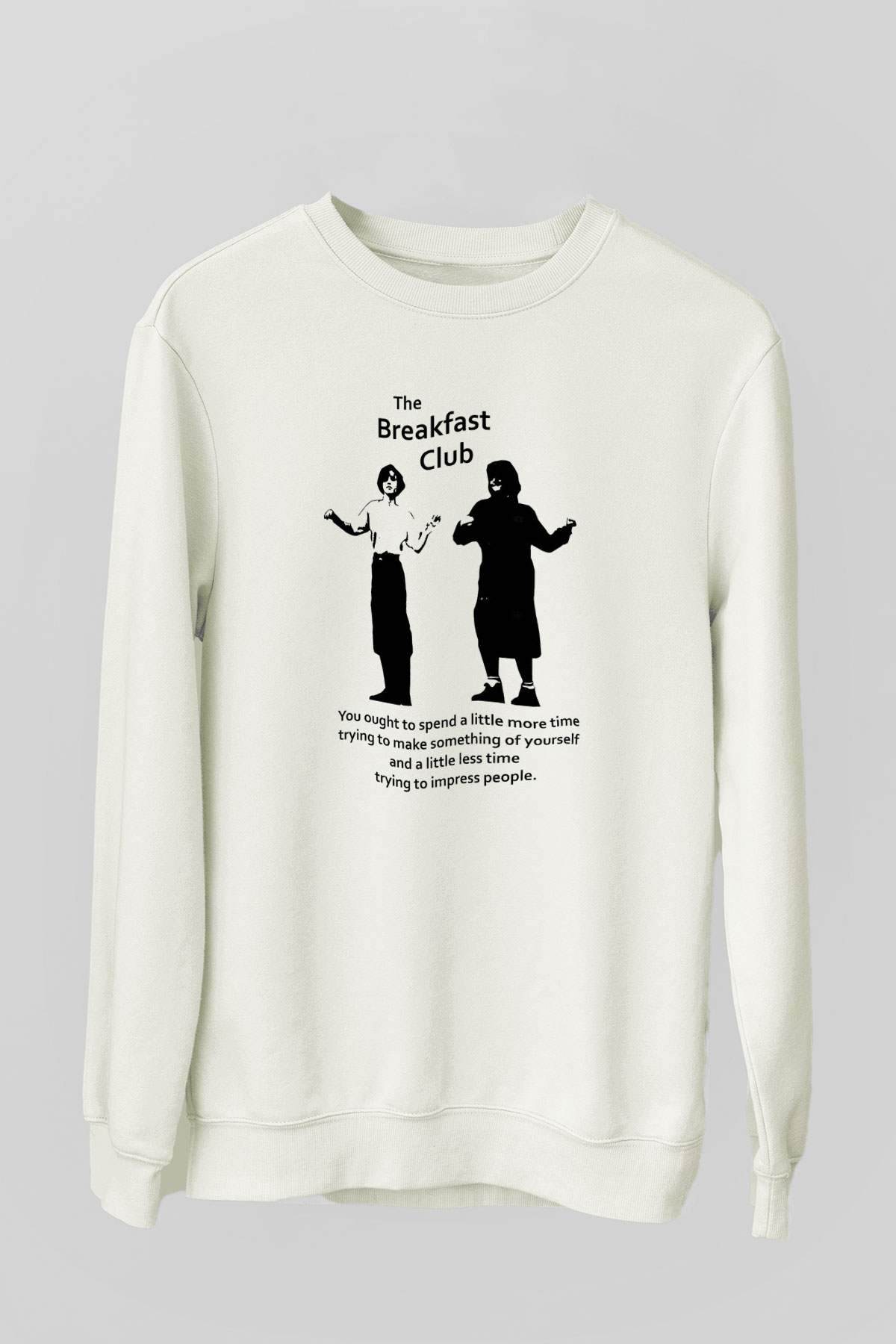 Breakfast Club Beyaz Unisex Sweatshirt