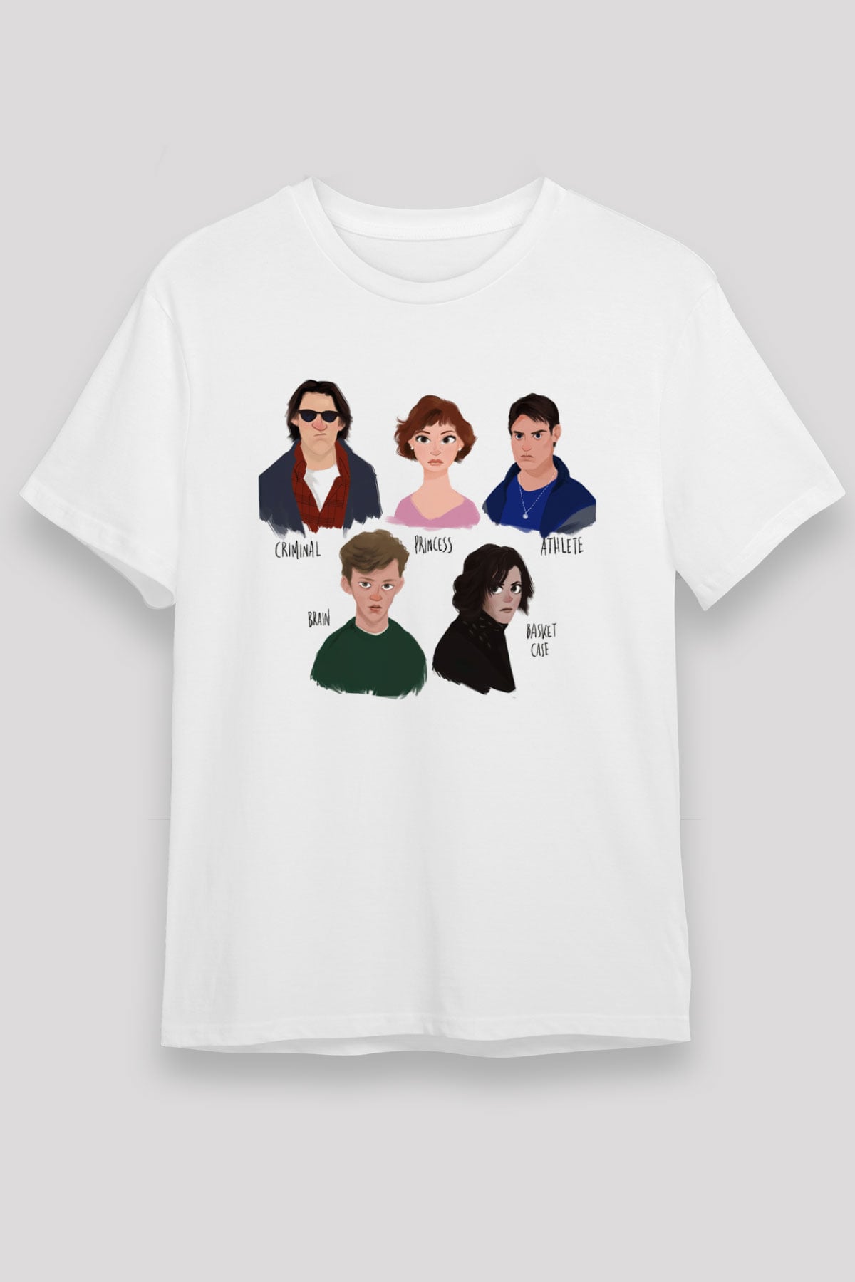 Breakfast Club Beyaz Unisex Tişört