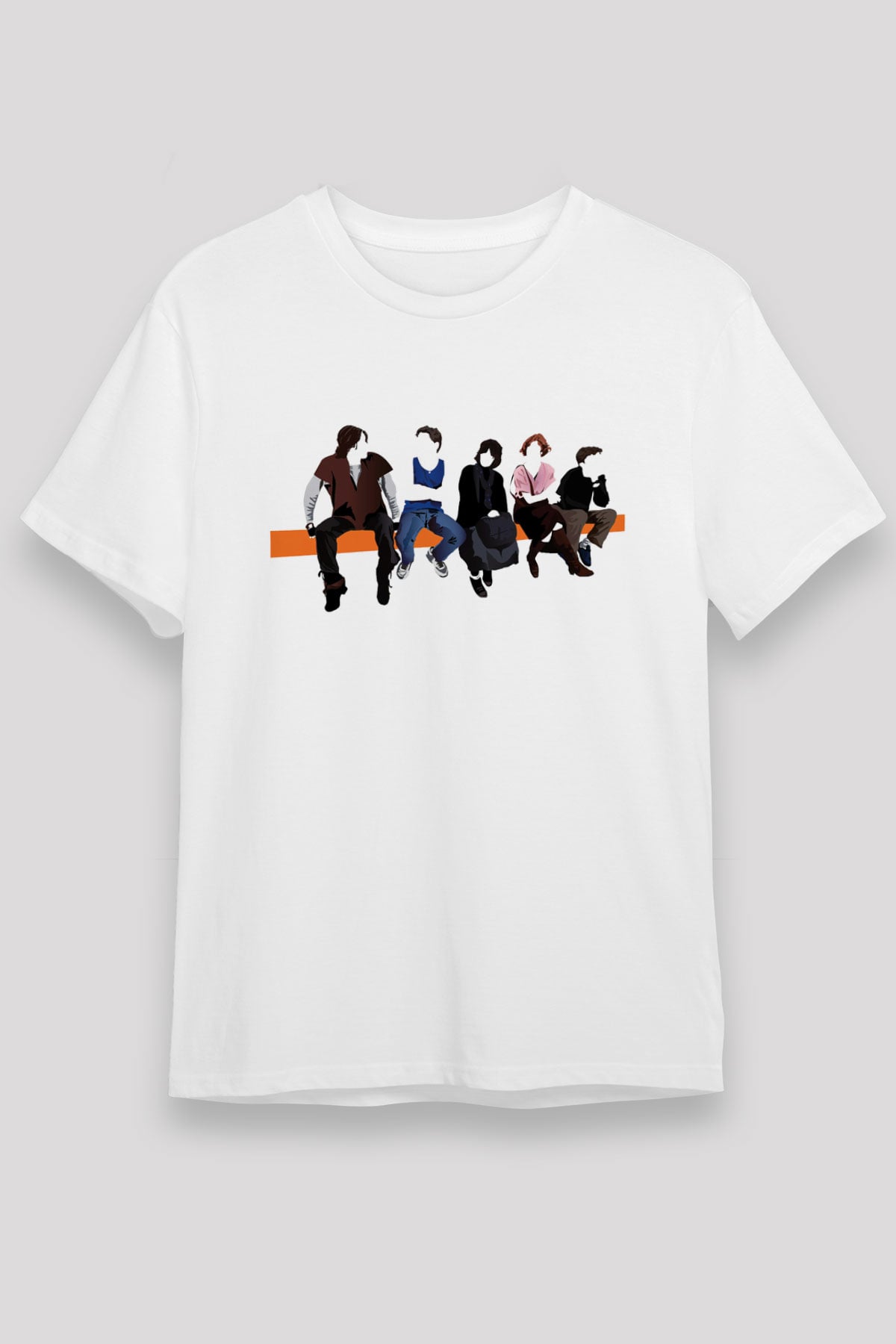 Breakfast Club Beyaz Unisex Tişört
