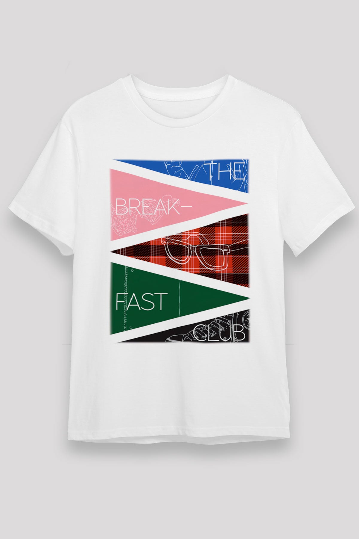 Breakfast Club Beyaz Unisex Tişört