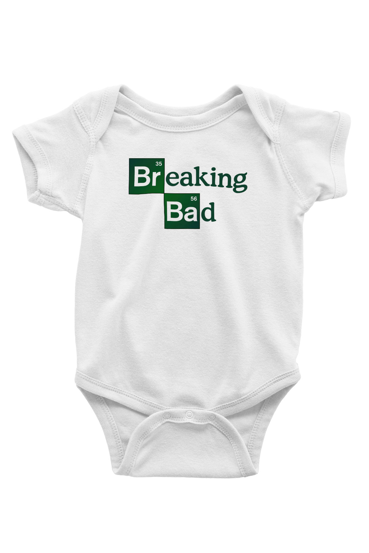 Breaking Bad Heisenberg Baskılı Beyaz Unisex Bebek Body - Zıbın