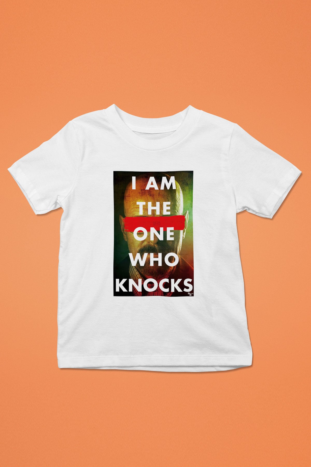 Breaking Bad Heisenberg Baskılı Beyaz Unisex Çocuk Tişört