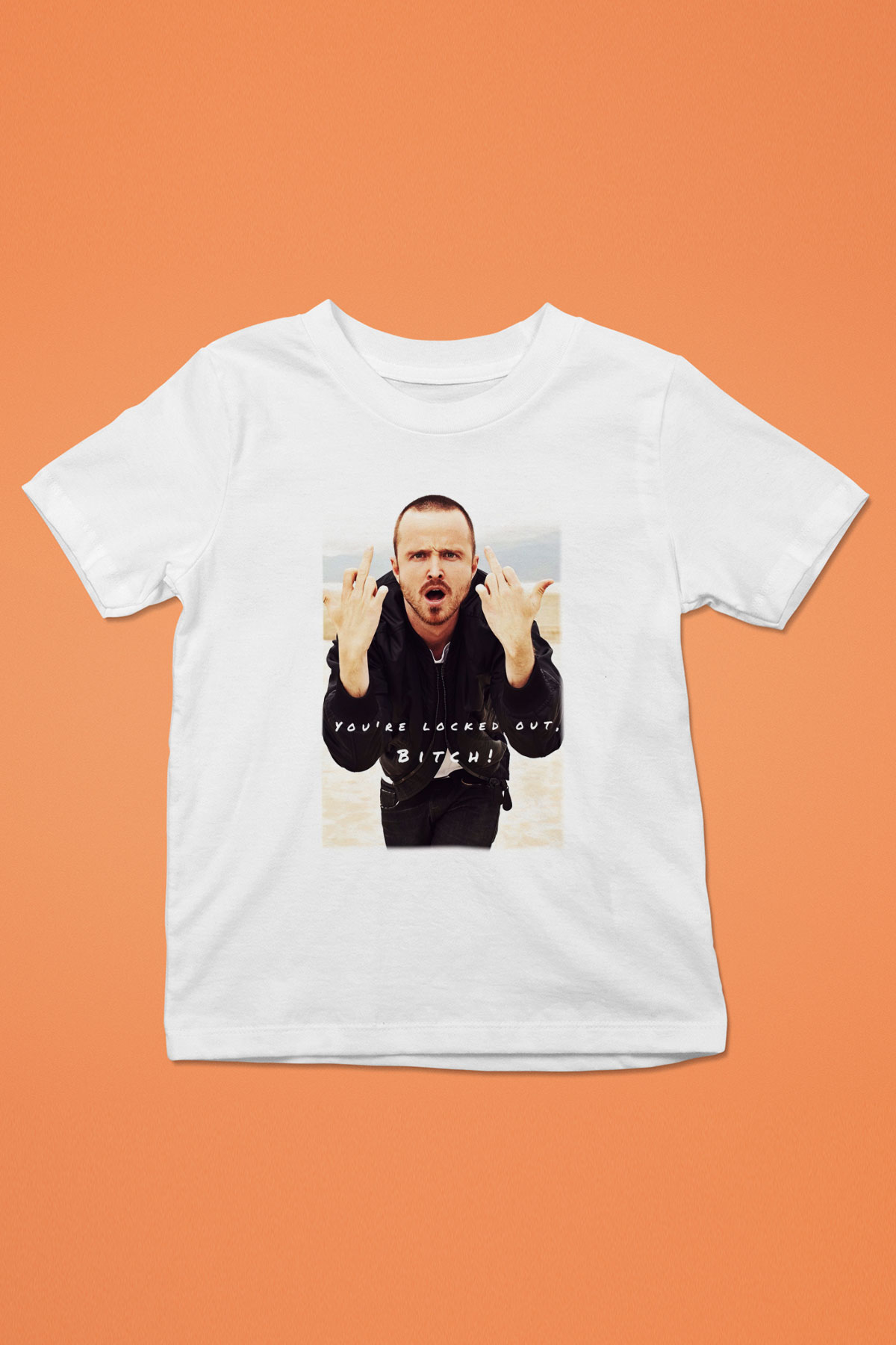 Breaking Bad Heisenberg Baskılı Beyaz Unisex Çocuk Tişört