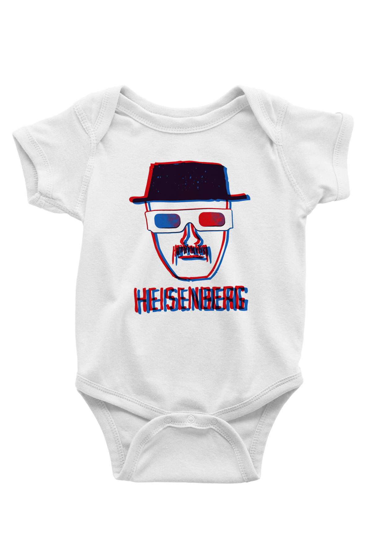 Breaking Bad Heisenberg Baskılı Beyaz Unisex Bebek Body - Zıbın
