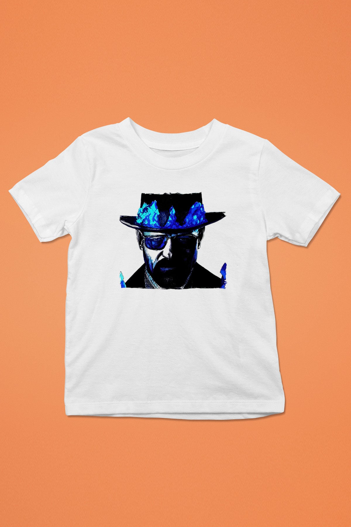 Breaking Bad Heisenberg Beyaz Unisex Çocuk Tişört