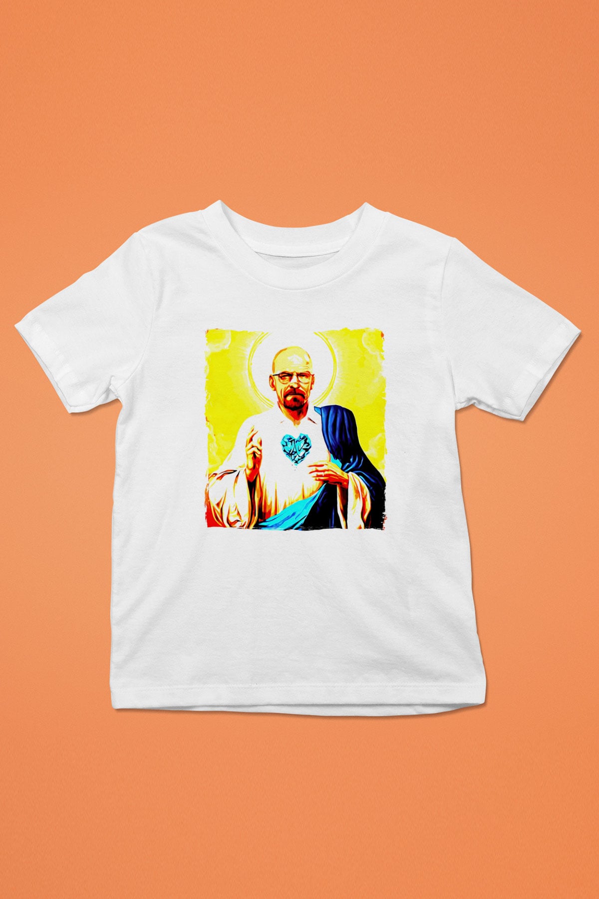 Breaking Bad Heisenberg Beyaz Unisex Çocuk Tişört