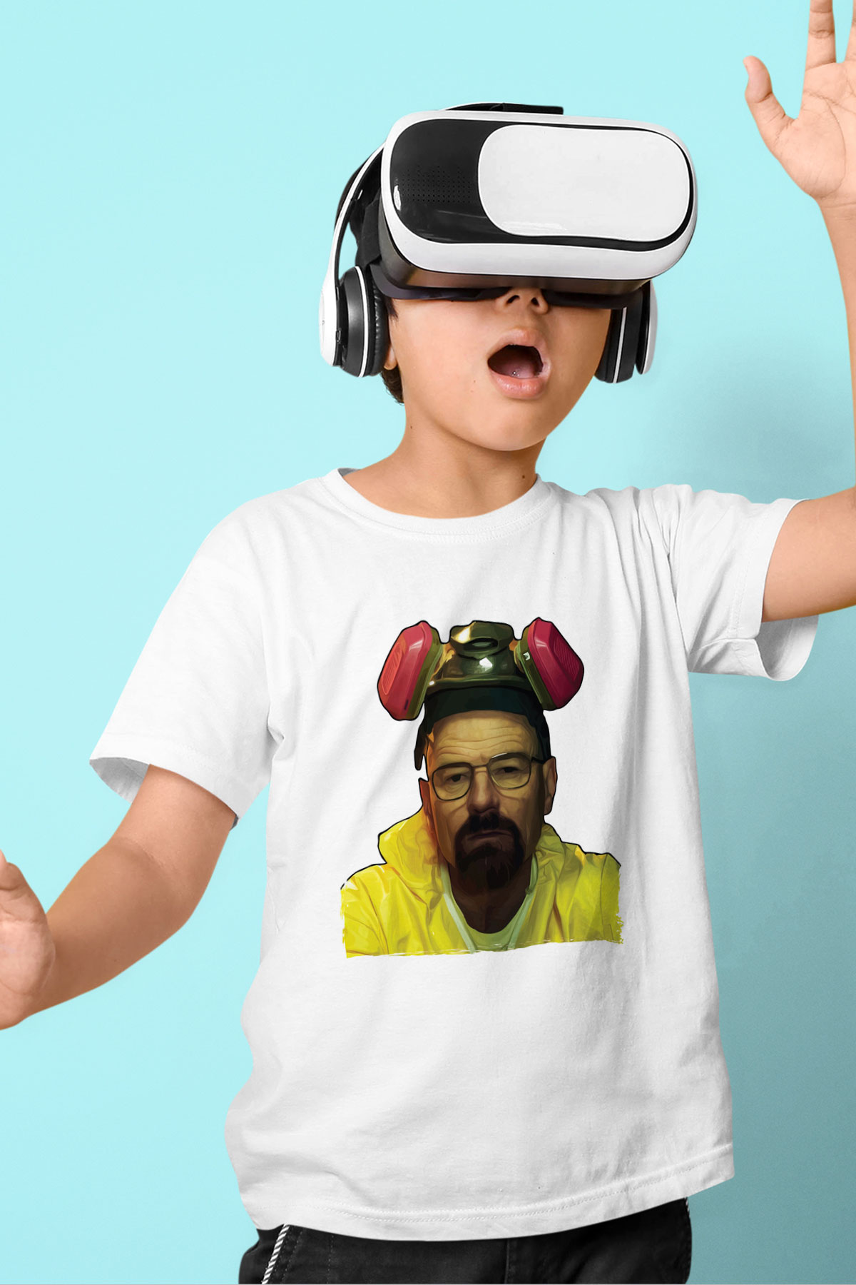 Breaking Bad Heisenberg Beyaz Unisex Çocuk Tişört
