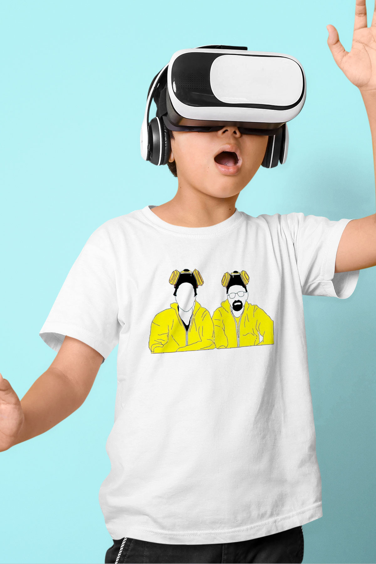 Breaking Bad Heisenberg Beyaz Unisex Çocuk Tişört