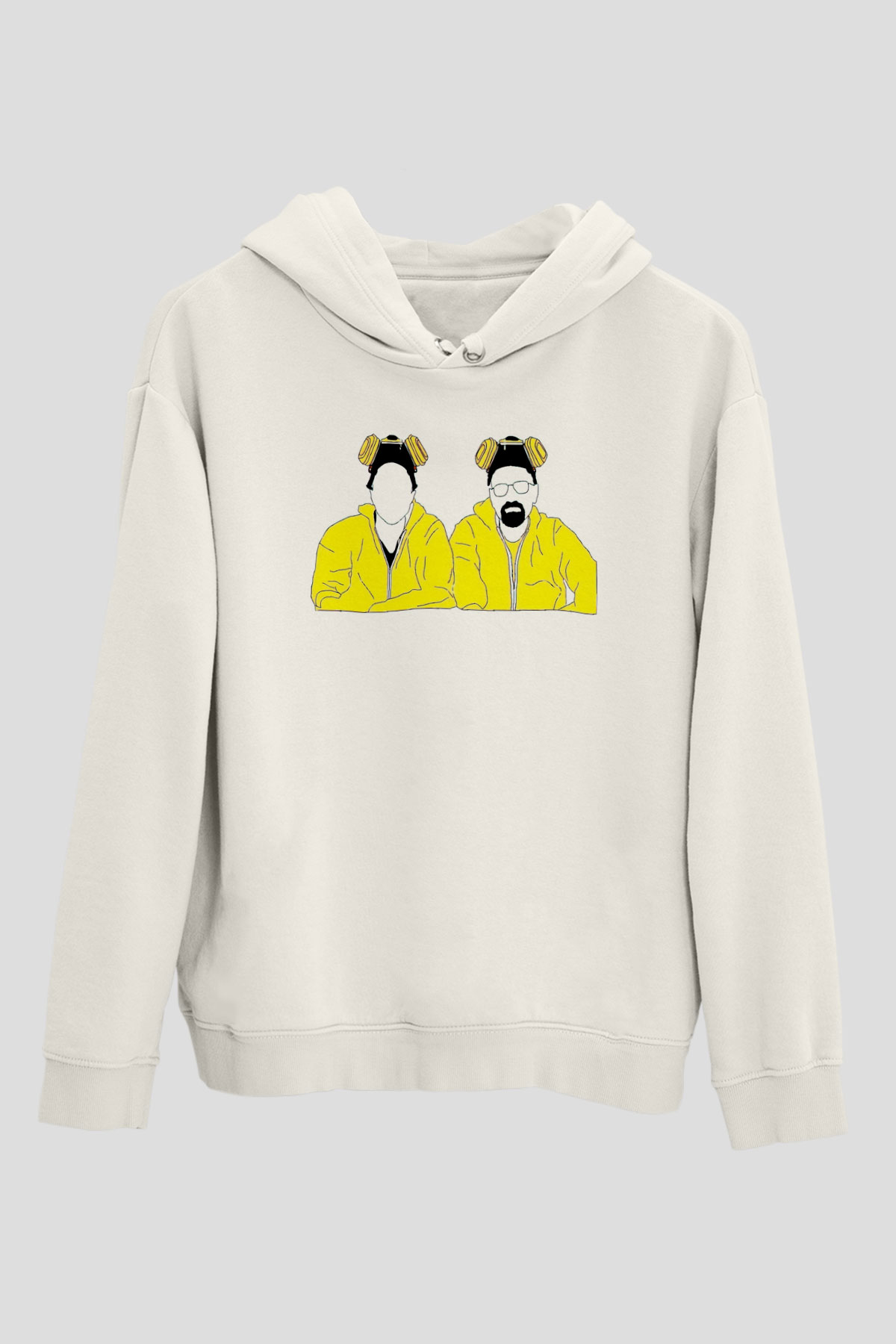 Breaking Bad Heisenberg Beyaz Unisex Hoodie