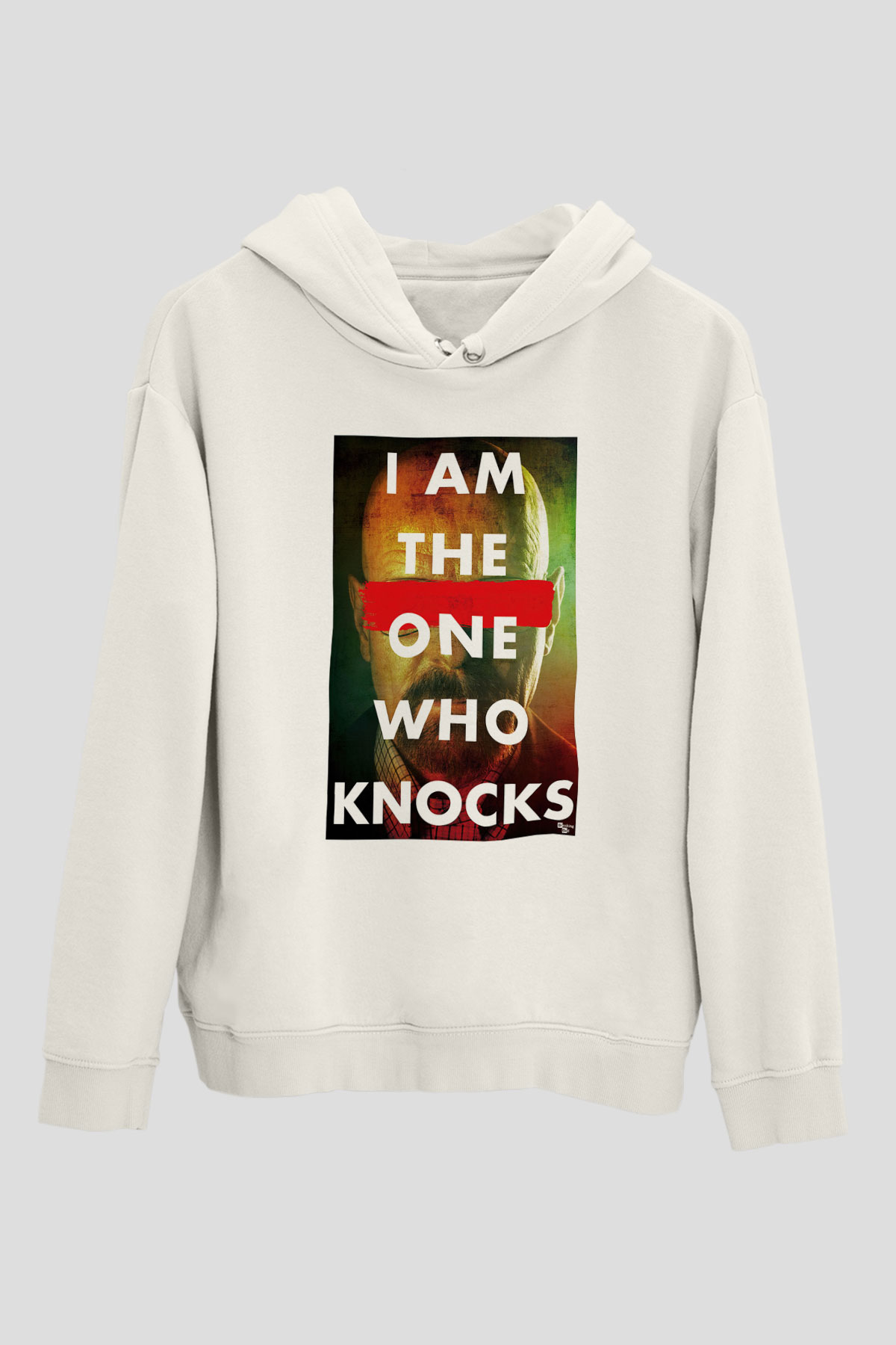 Breaking Bad Heisenberg Beyaz Unisex Kapşonlu Sweatshirt