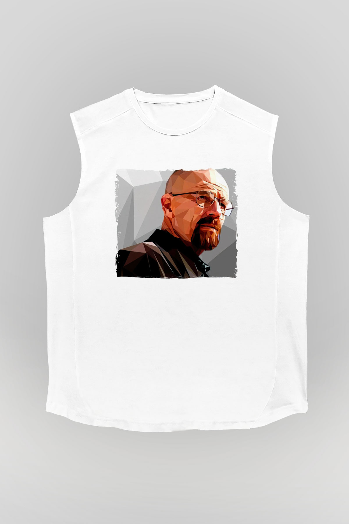 Breaking Bad Heisenberg Beyaz Unisex Kolsuz Tişört