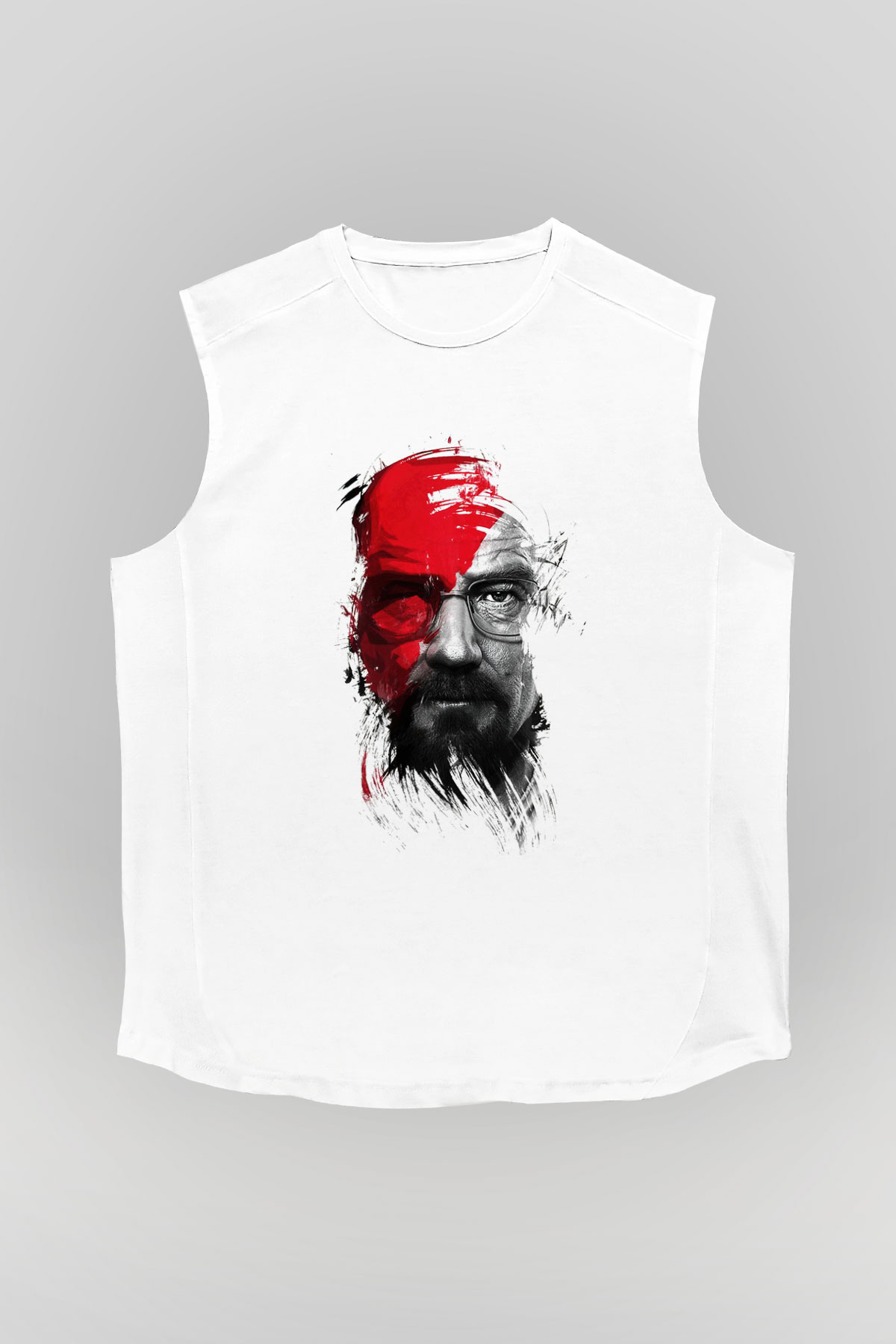 Breaking Bad Heisenberg Beyaz Unisex Kolsuz Tişört
