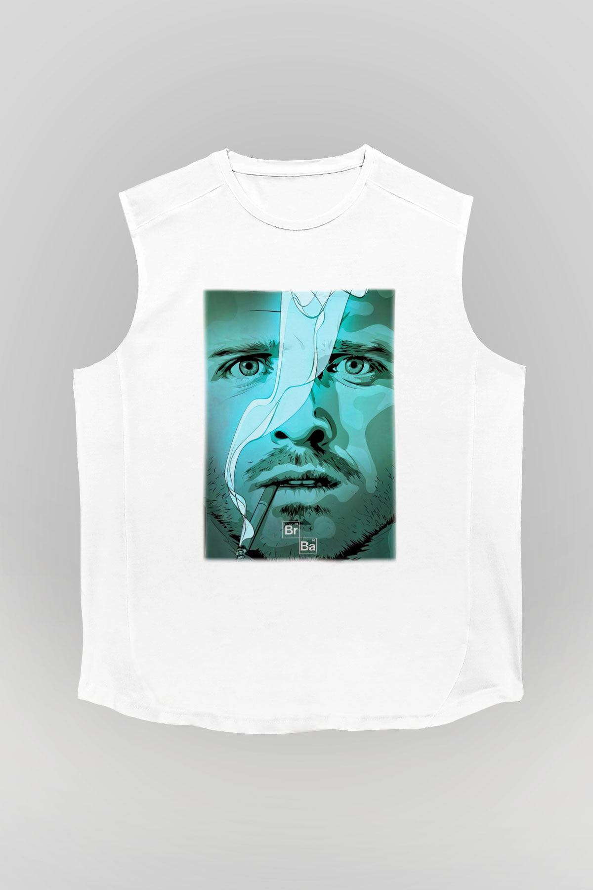 Breaking Bad Heisenberg Beyaz Unisex Kolsuz Tişört
