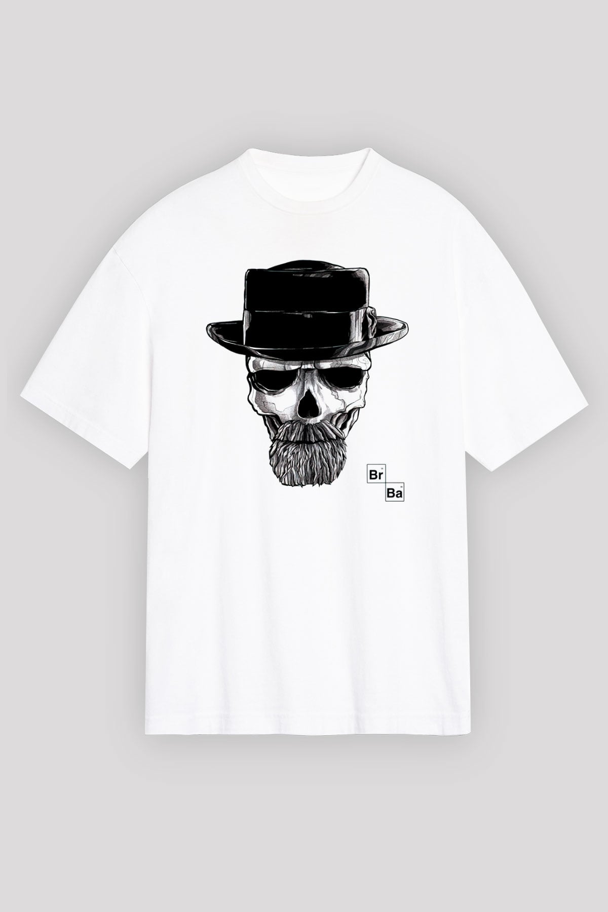Breaking Bad Heisenberg Beyaz Unisex Oversize Tişört T-Shirt