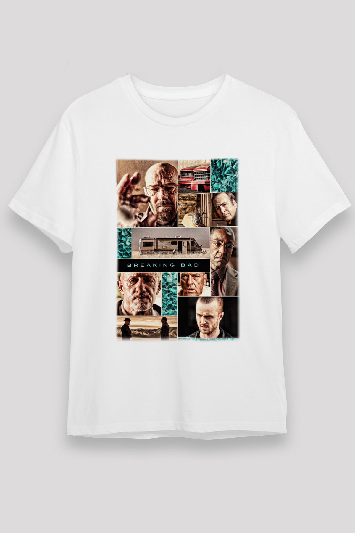 Breaking Bad Heisenberg Beyaz Unisex Tişört T-Shirt