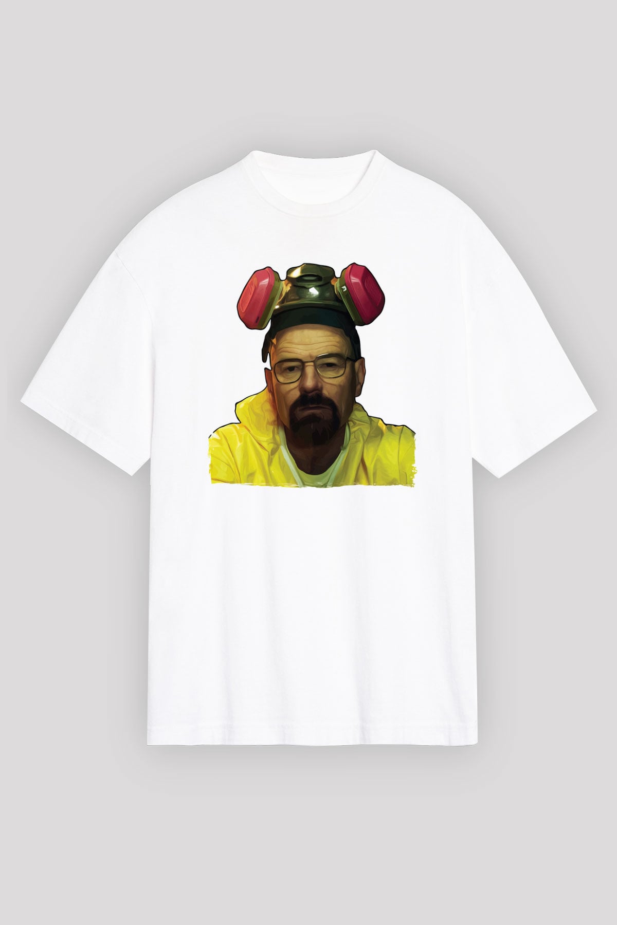 Breaking Bad Heisenberg Beyaz Oversize Tişört Oversize T-shirt