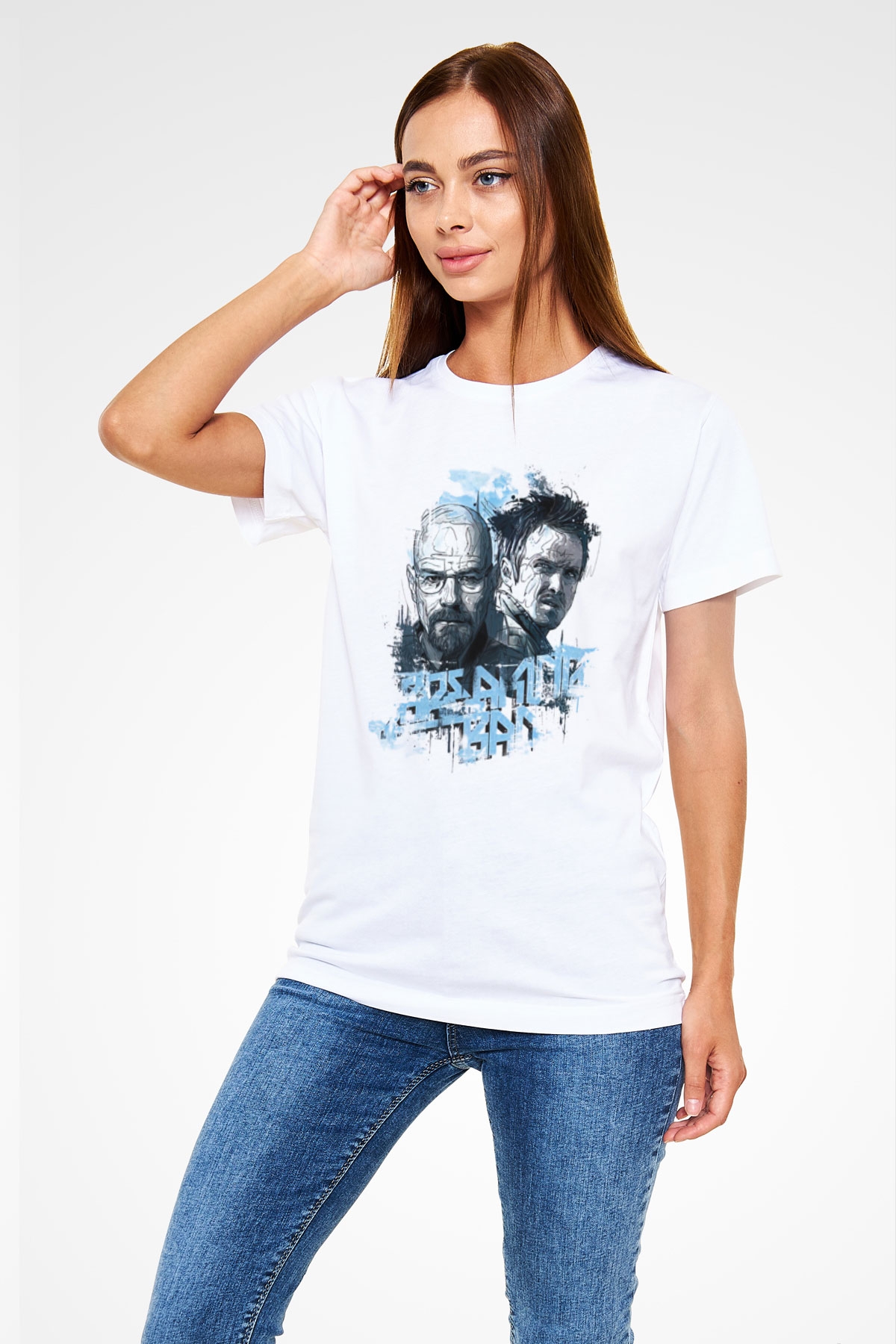 Breaking Bad Heisenberg Beyaz Unisex Tişört T-Shirt