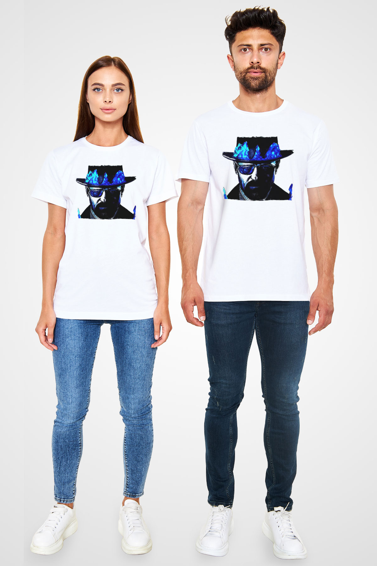 Breaking Bad Heisenberg Beyaz Unisex Tişört T-Shirt