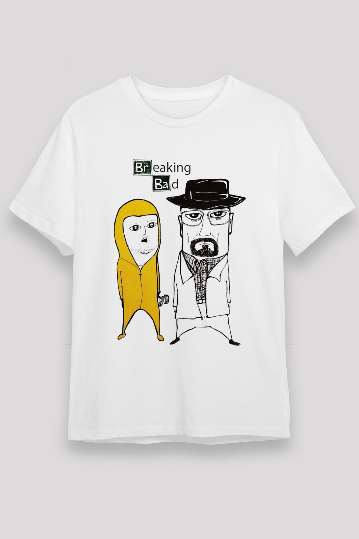 Breaking Bad Heisenberg Beyaz Unisex Tişört T-Shirt
