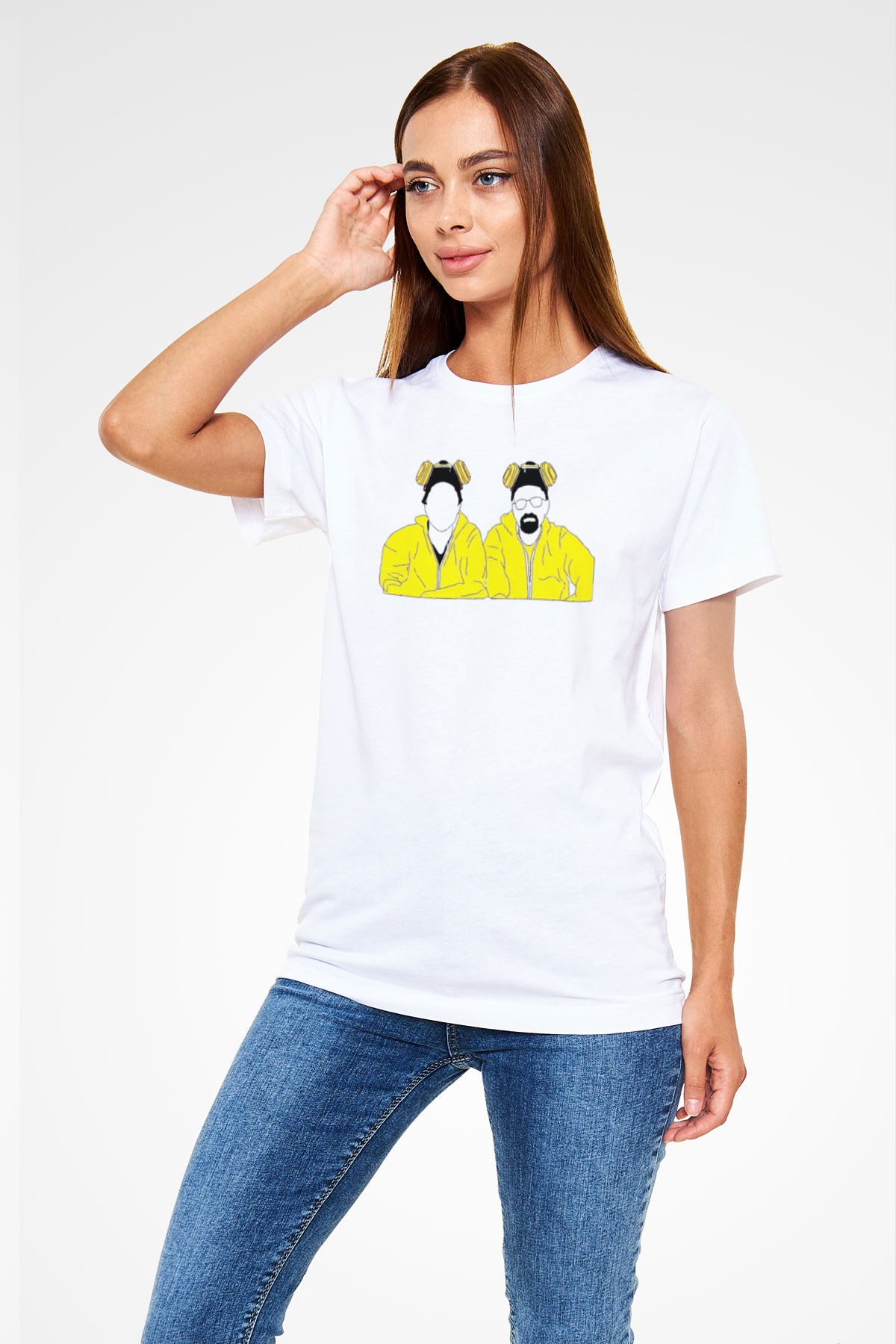 Breaking Bad Heisenberg Beyaz Unisex Tişört T-Shirt