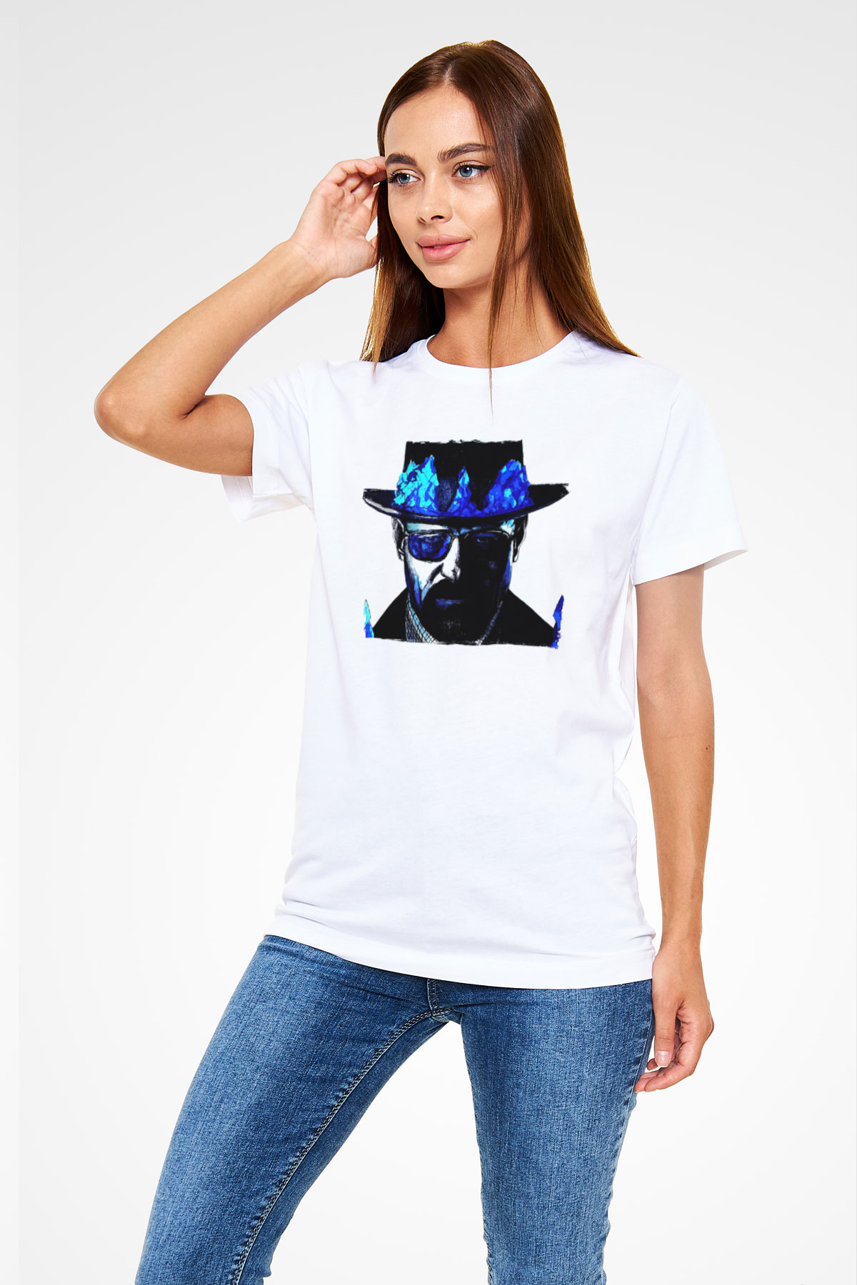 Breaking Bad Heisenberg Beyaz Unisex Tişört T-Shirt