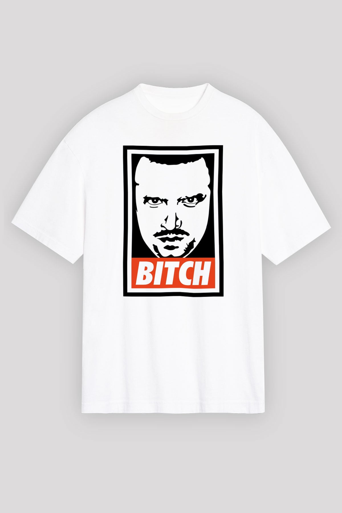 Breaking Bad Heisenberg Beyaz Oversize Tişört Oversize T-shirt