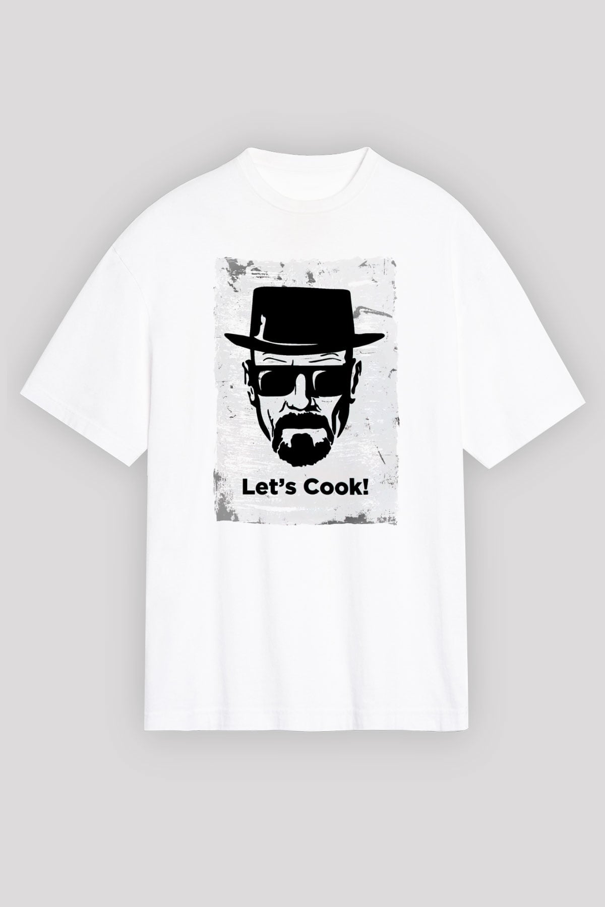 Breaking Bad Heisenberg Beyaz Oversize Tişört Oversize T-shirt