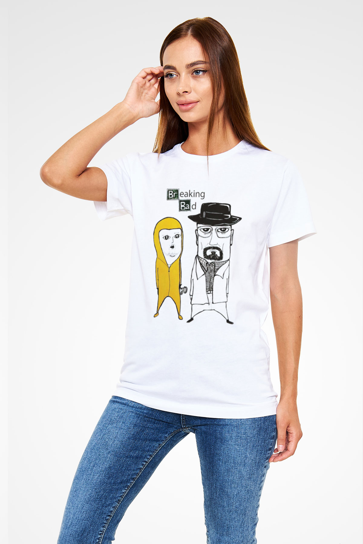 Breaking Bad Heisenberg Beyaz Unisex Tişört T-Shirt