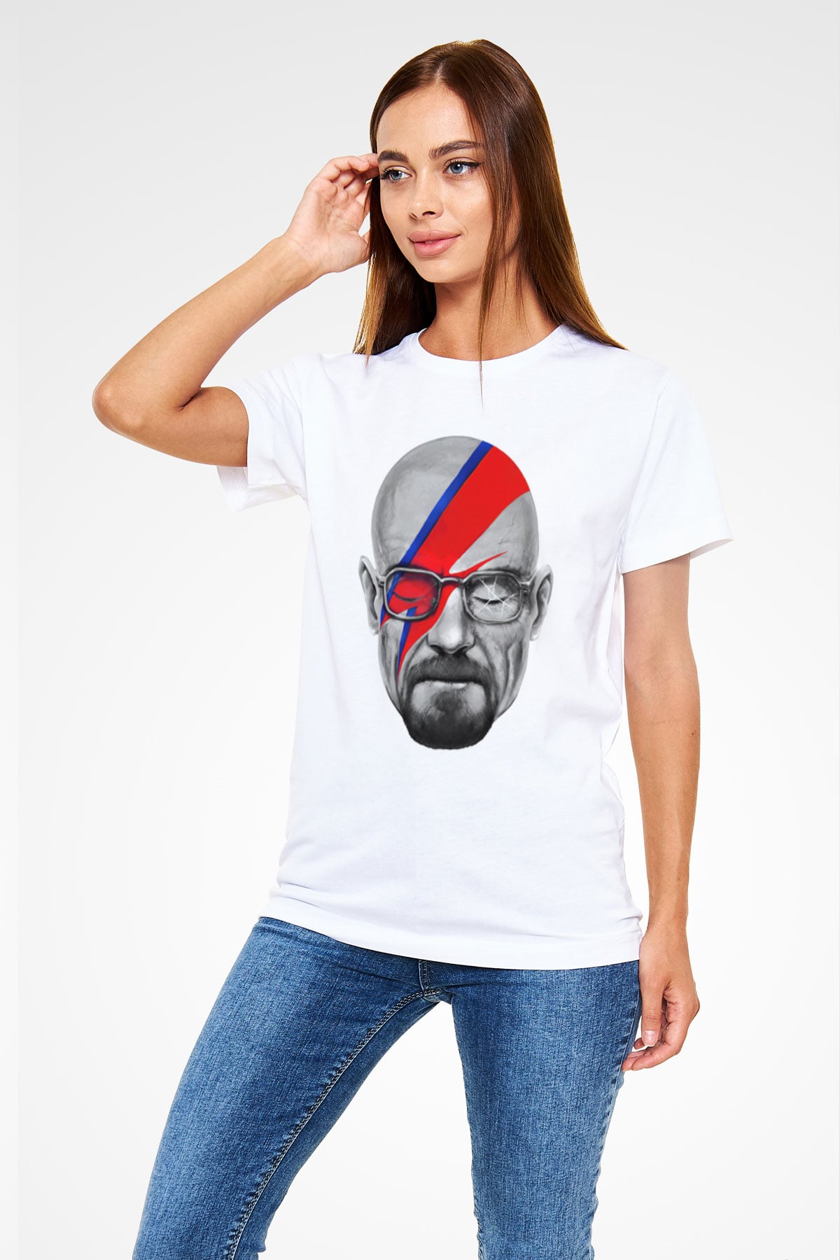 Breaking Bad Heisenberg Beyaz Unisex Tişört T-Shirt