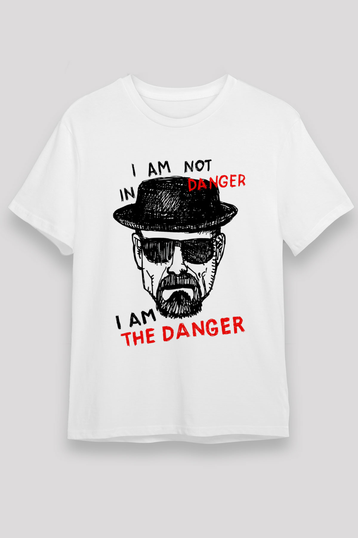 Breaking Bad Heisenberg Beyaz Unisex Tişört T-Shirt