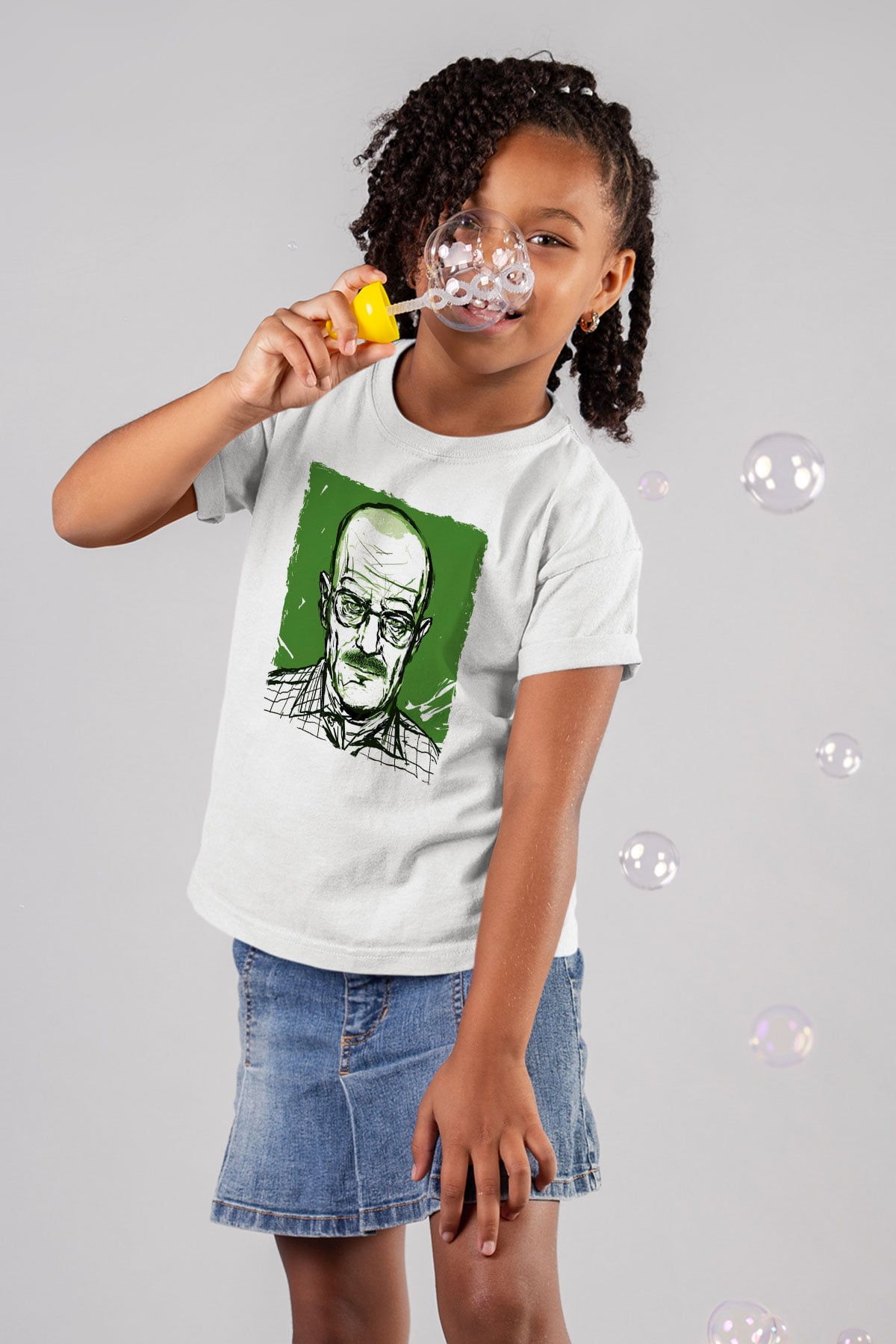 Breaking Bad Heisenberg Hail To The King Beyaz Unisex Çocuk Tişört