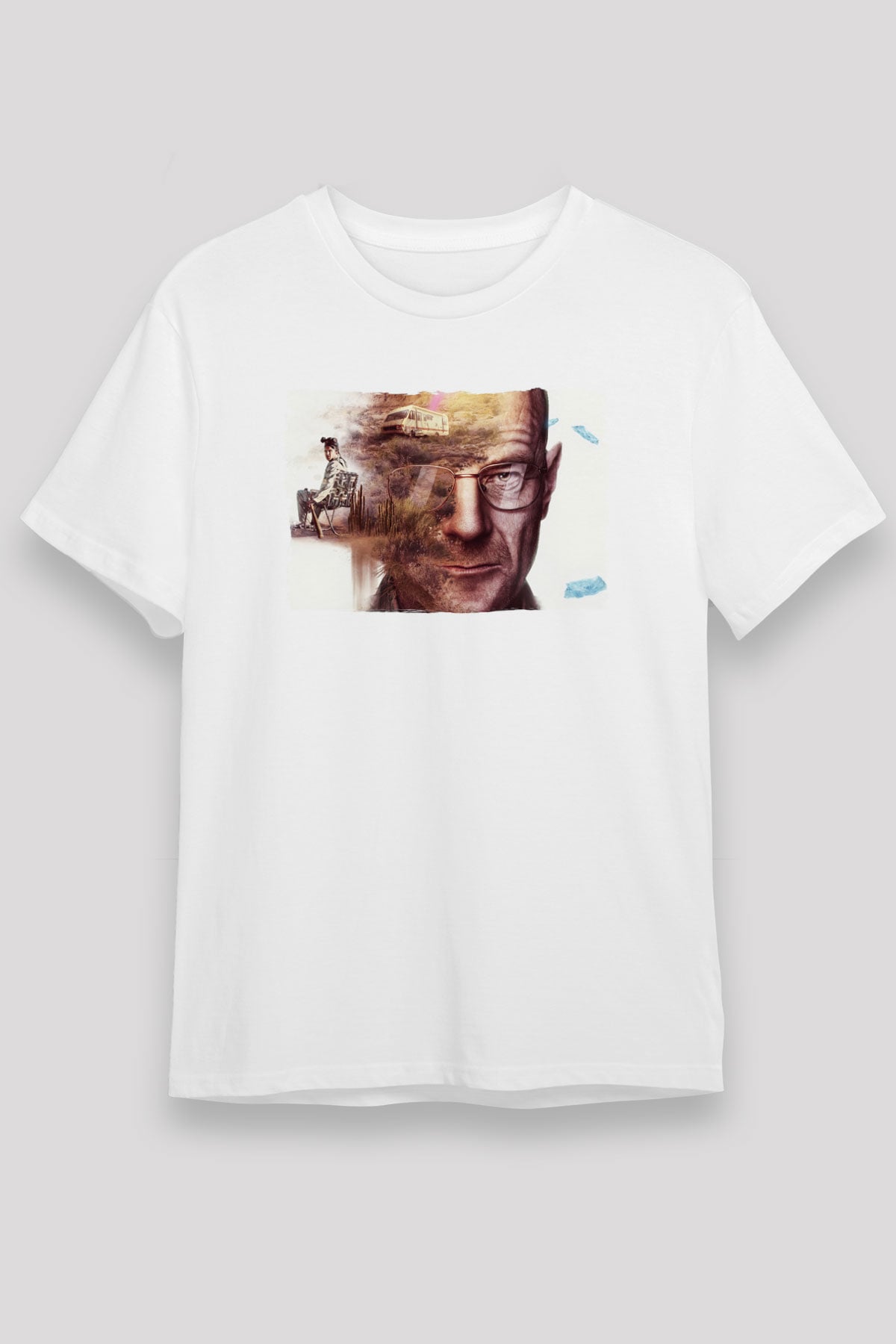Breaking Bad Heisenberg Heisenberg Beyaz Unisex Tişört T-Shirt