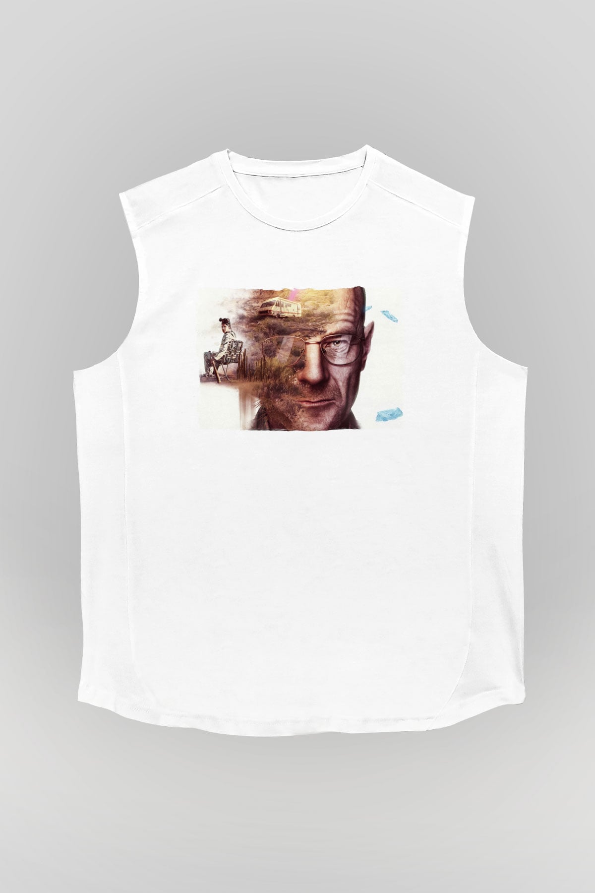 Breaking Bad Heisenberg Heisenberg Beyaz Unisex Kolsuz Tişört