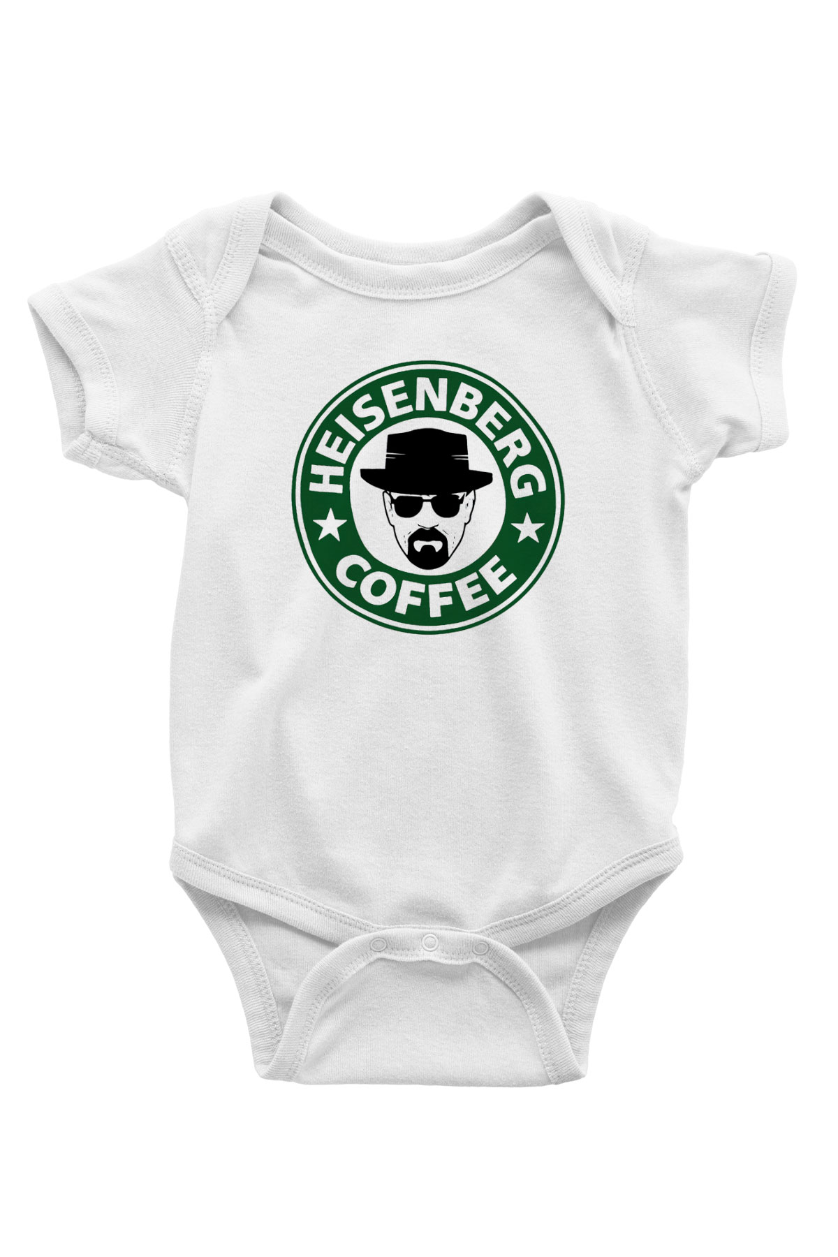 Breaking Bad Heisenberg Heisenberg Coffe Baskılı Beyaz Unisex Bebek Body - Zıbın