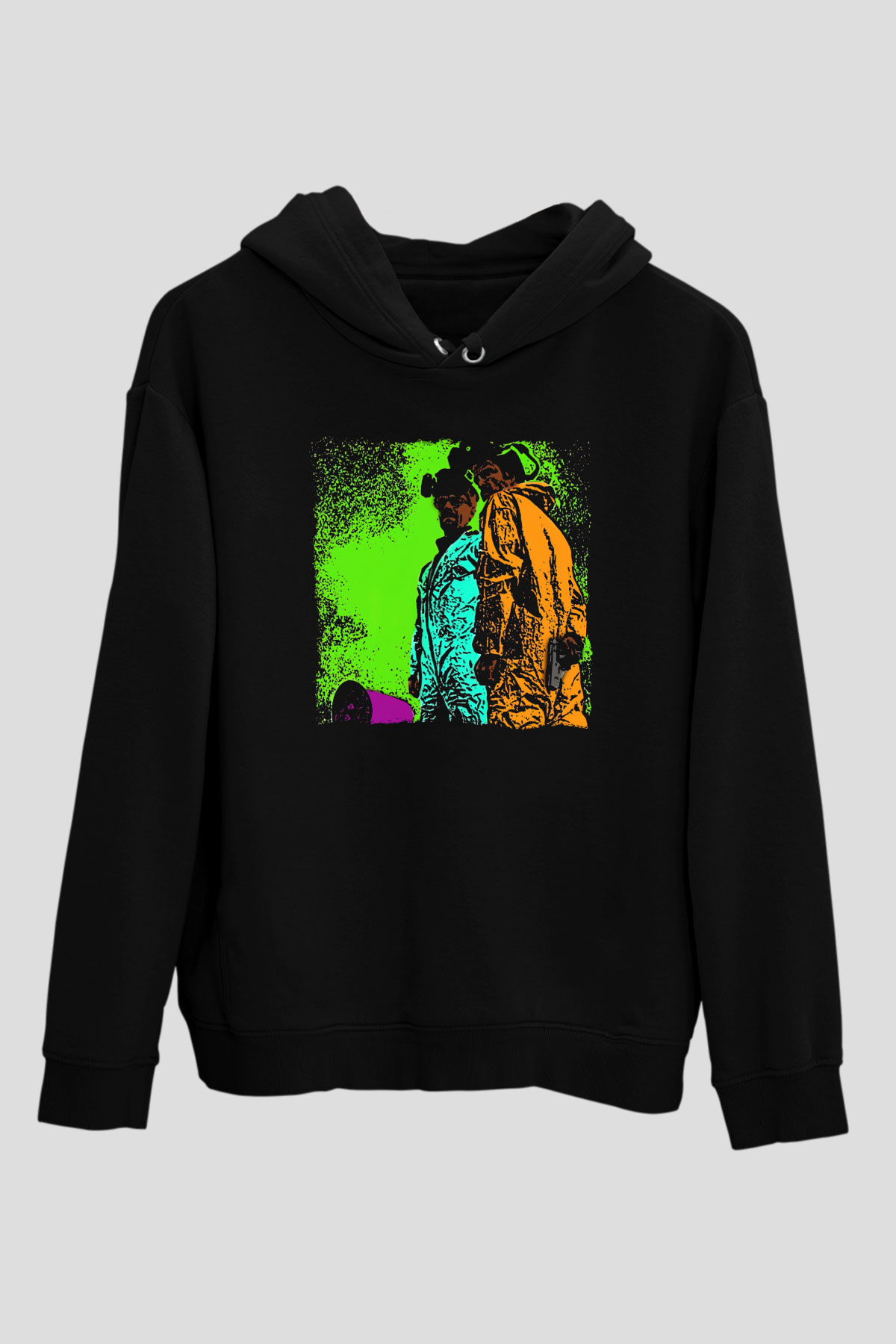 Breaking Bad Heisenberg Mr. White Siyah Unisex Hoodie