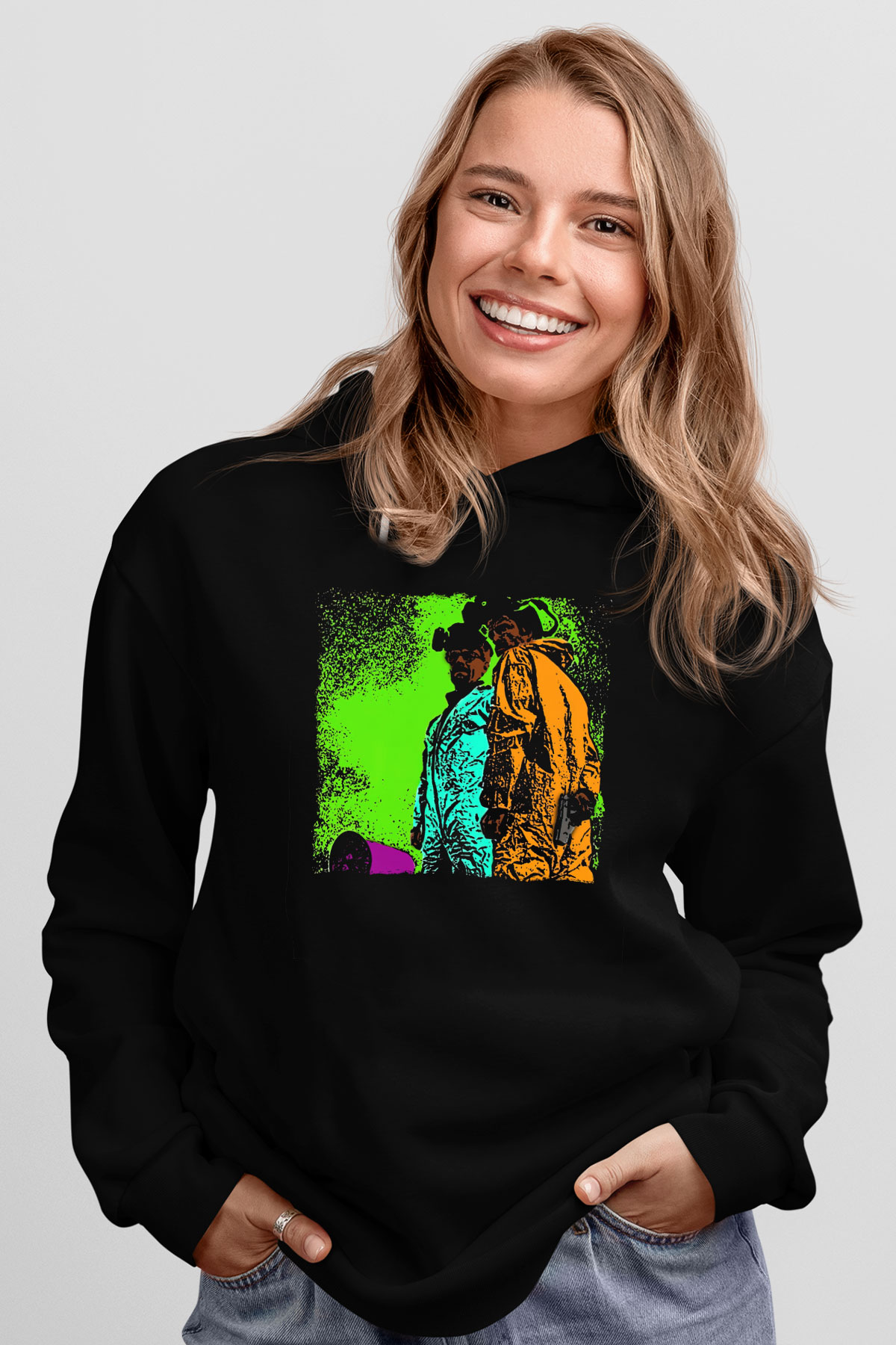 Breaking Bad Heisenberg Mr. White Siyah Unisex Hoodie
