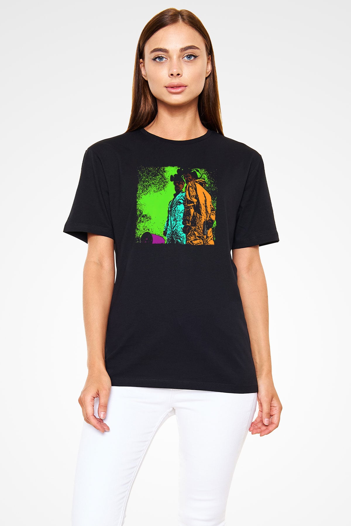 Breaking Bad Heisenberg Mr. White Siyah Unisex Tişört T-Shirt