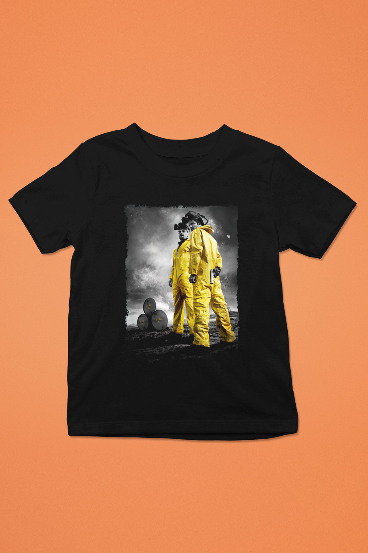 Breaking Bad Heisenberg Siyah Unisex Çocuk Tişört