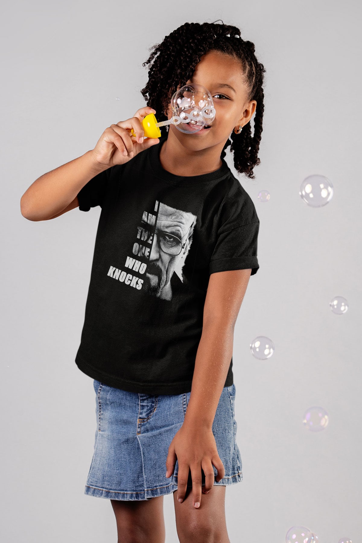 Breaking Bad Heisenberg Siyah Unisex Çocuk Tişört