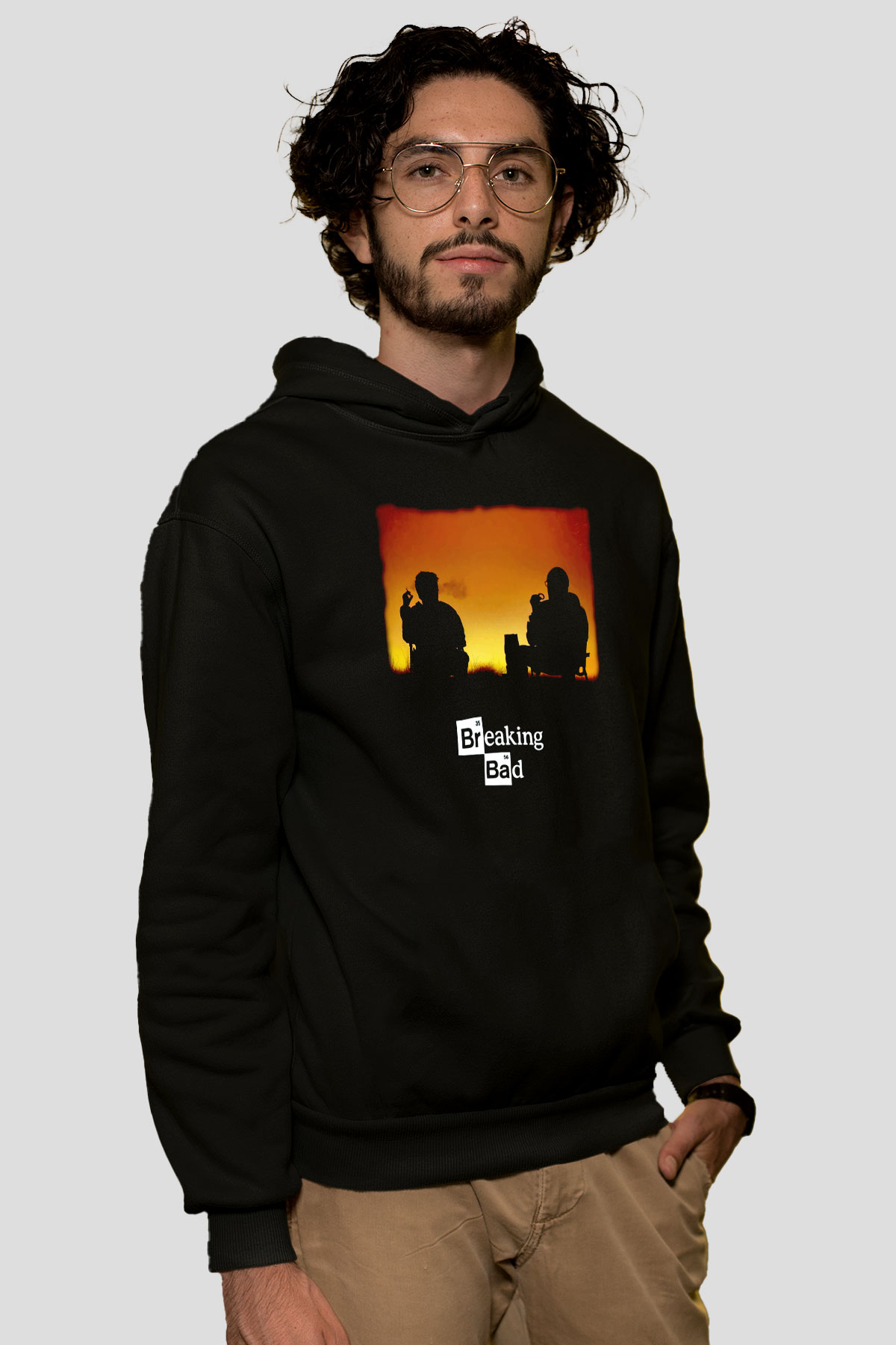 Breaking Bad Heisenberg Siyah Unisex Hoodie