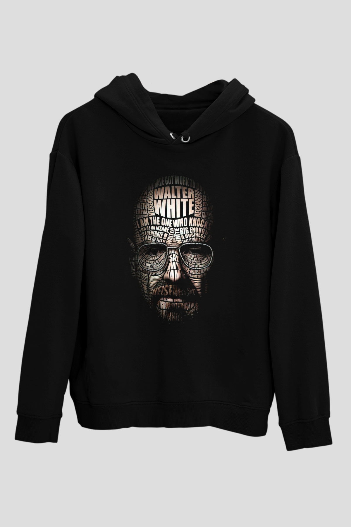 Breaking Bad Heisenberg Siyah Unisex Hoodie