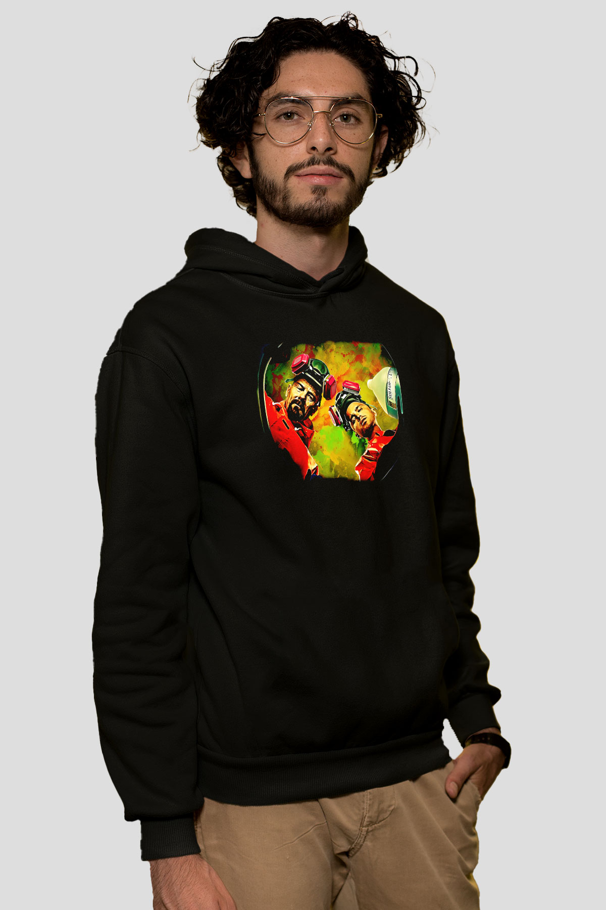 Breaking Bad Heisenberg Siyah Unisex Hoodie