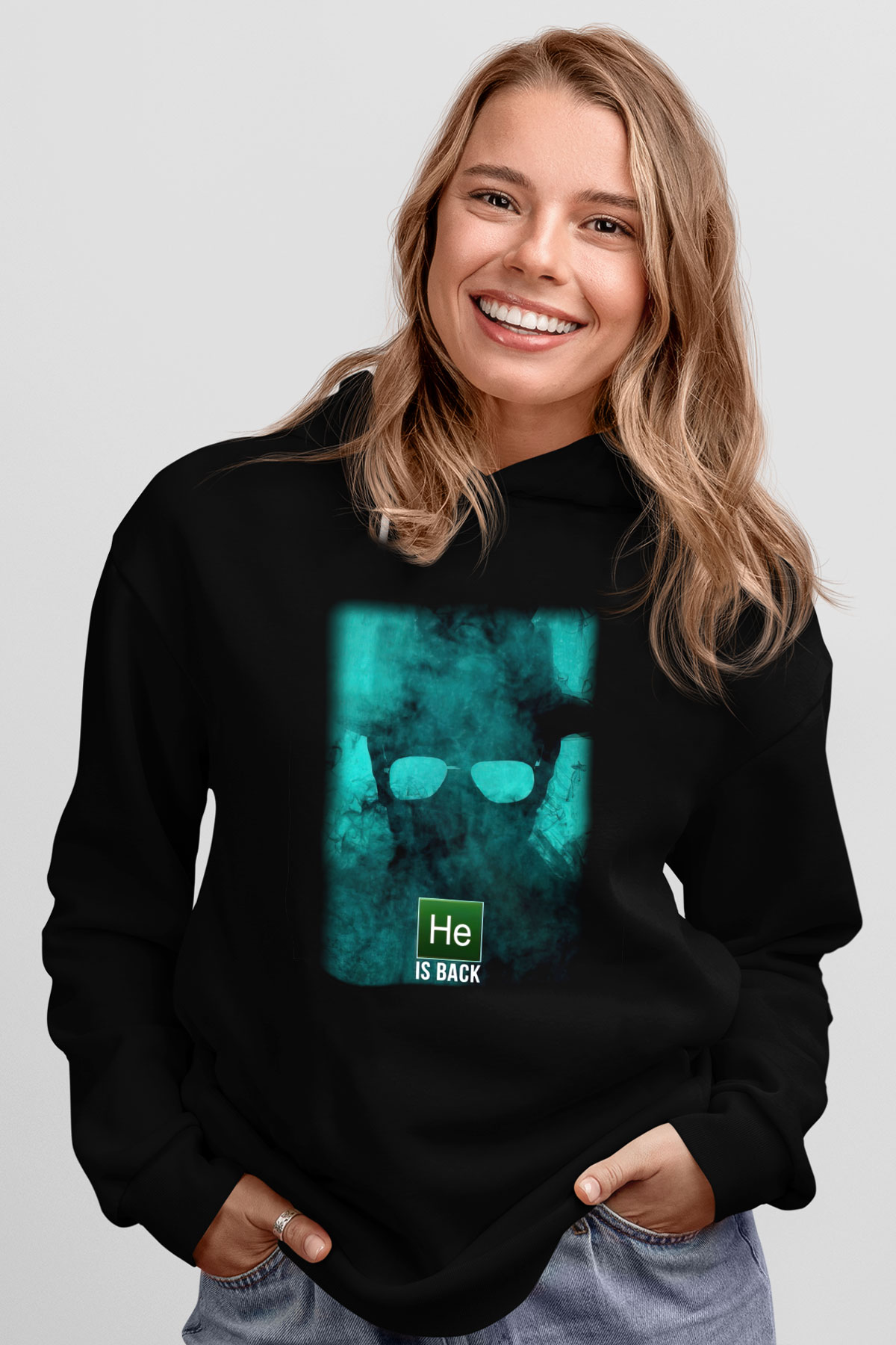 Breaking Bad Heisenberg Siyah Unisex Hoodie