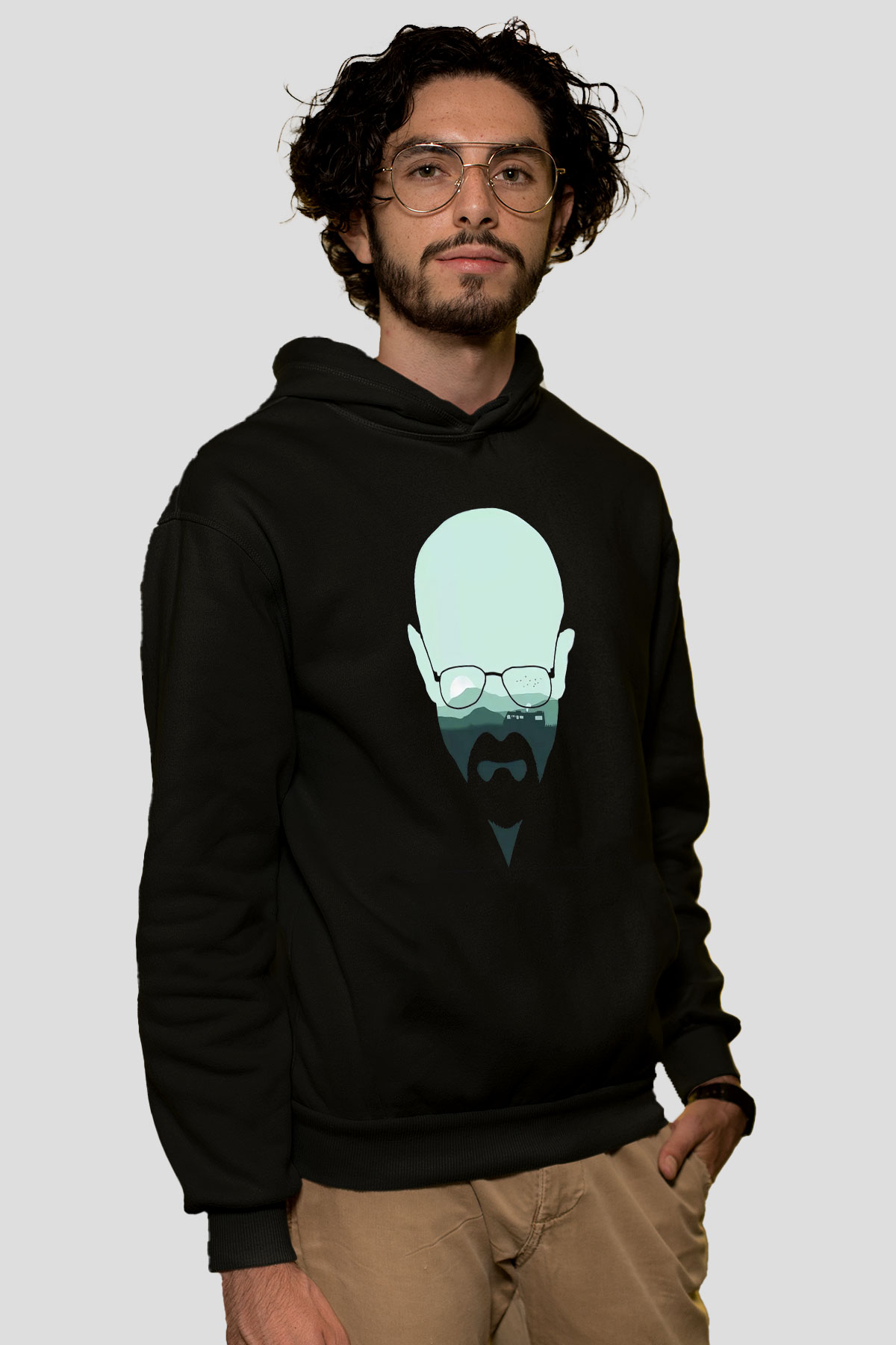 Breaking Bad Heisenberg Siyah Unisex Hoodie